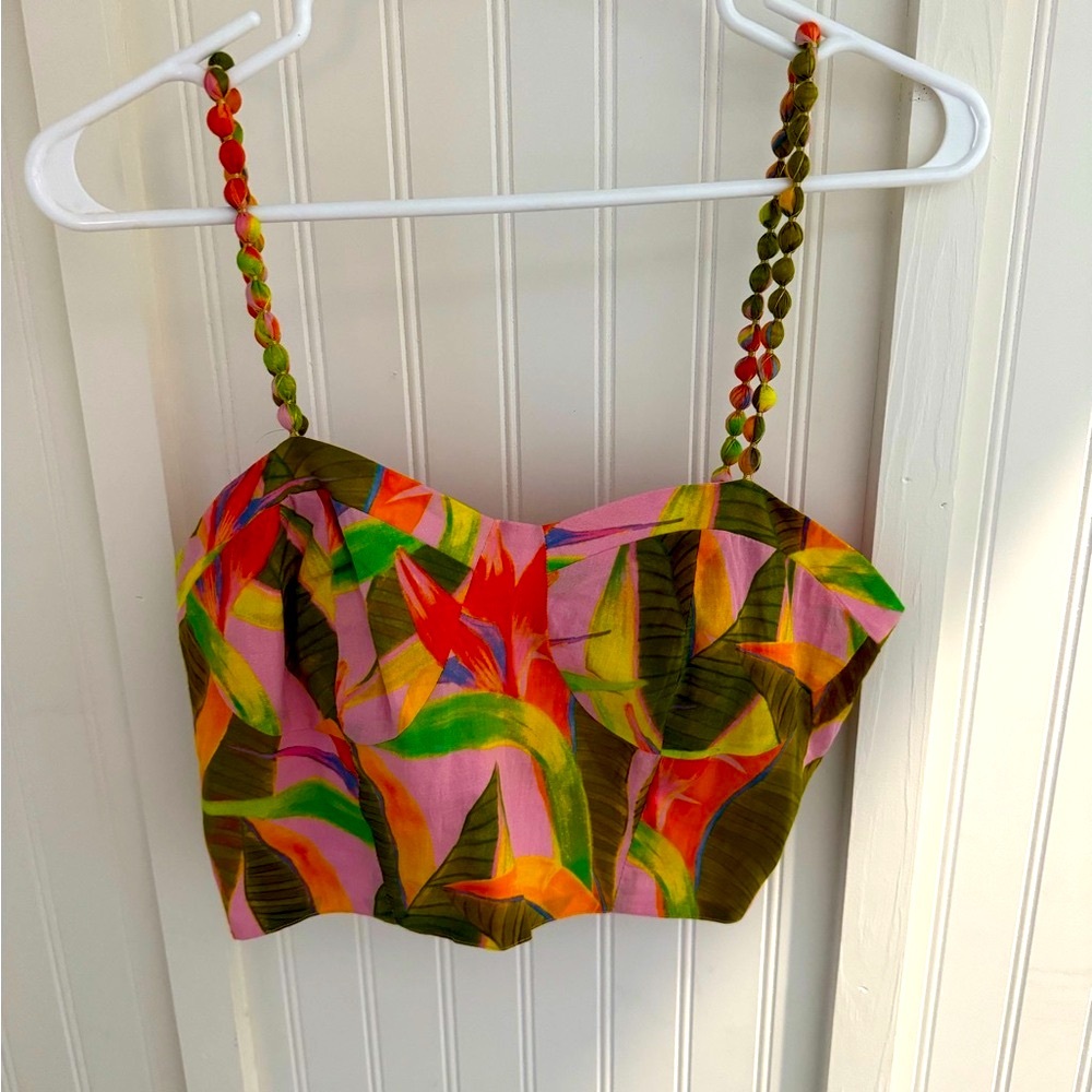 Farm Rio for Anthropologie crop top